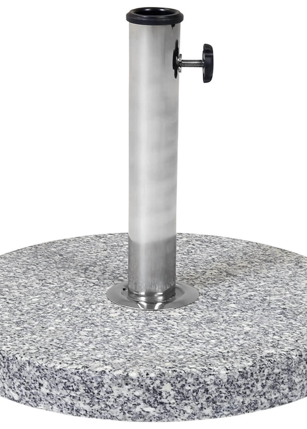 Charles Bentley Round Granite Grey Parasol Base (31cm x 40cm 15Kg) - One Size Image 3