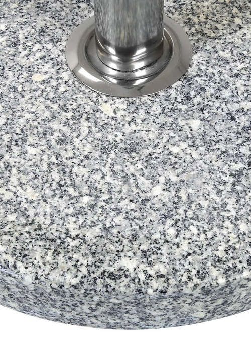 Charles Bentley Round Granite Grey Parasol Base (31cm x 40cm 15Kg) - One Size Image 4