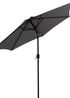 Charles Bentley Garden Metal Grey Patio Umbrella Crank & Tilt (235.5cm, 38mm Pole) - One Size Image 4