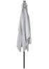 Charles Bentley Rectangular Outdoor Garden Light Grey Parasol Umbrella (3m x 2m) - One Size Image 5