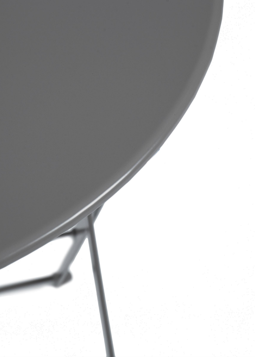 Charles Bentley Folding Metal Dark Grey Bistro Set for Patio or Garden (2 Seater) - One Size Image 3