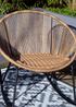 Charles Bentley Zanzibar Rocking Chair Natural Rattan String Seat (H72 x D74 x W77cm) - One Size Image 1