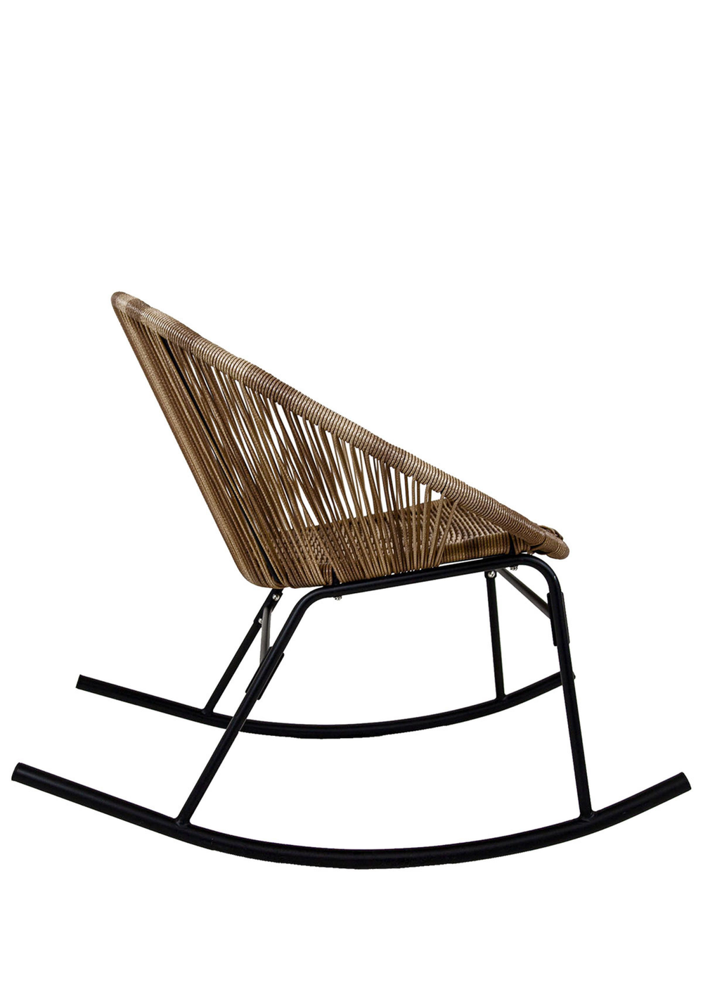 Charles Bentley Zanzibar Rocking Chair Natural Rattan String Seat (H72 x D74 x W77cm) - One Size Image 4