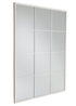 Charles Bentley Large Industrial Window Antique White Mirror (L130 x D2.5 x W95cm) - L Image 3