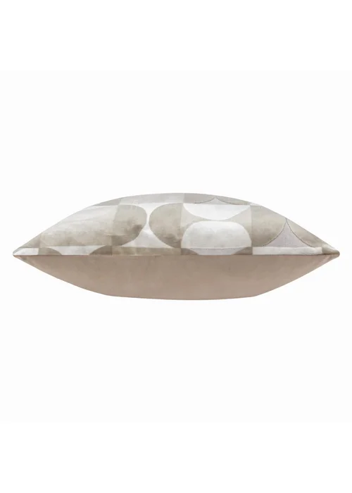 Paoletti Bardot Geometric Jacquard Filled Cushion (50 x 50 x 8cm) Natural - One Size Image 4