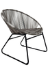 Charles Bentley Zanzibar Tea for Two Bistro Set Grey Cafe 2 Chairs and Table (3 Piece) - One Size Image 3