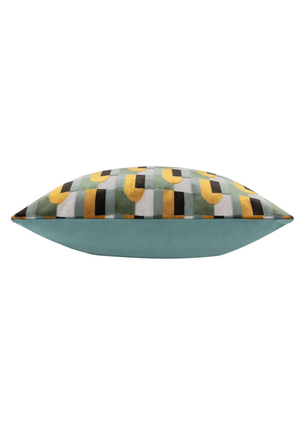 Paoletti Keela Cut Velvet Filled Cushion (35 x 50 x 8 cm) - One Size Image 3