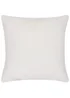 Heya Home Cozee Check Faux Fur Filled Cushion (50 x 50 x 8 cm) - One Size Image 3