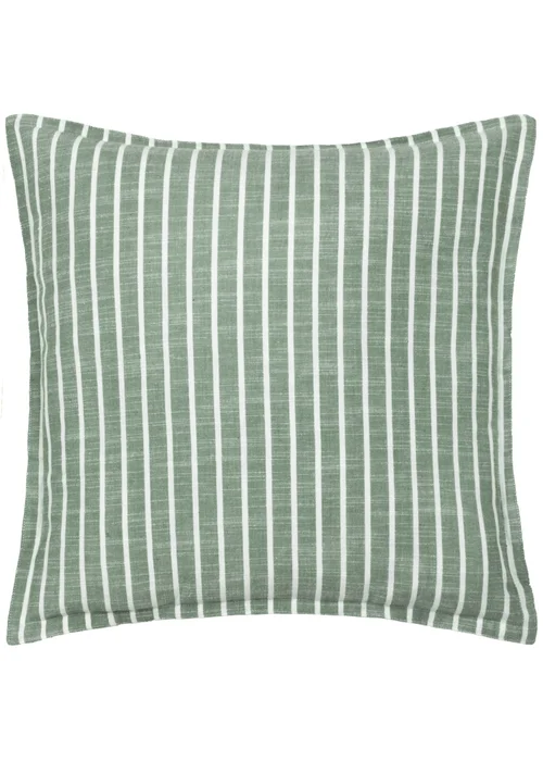 Yard Tala Stripe Reversible Filled Cushion (45 x 45 x 8 cm) - One Size Image 1