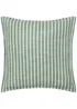 Yard Tala Stripe Reversible Filled Cushion (45 x 45 x 8 cm) - One Size Image 1