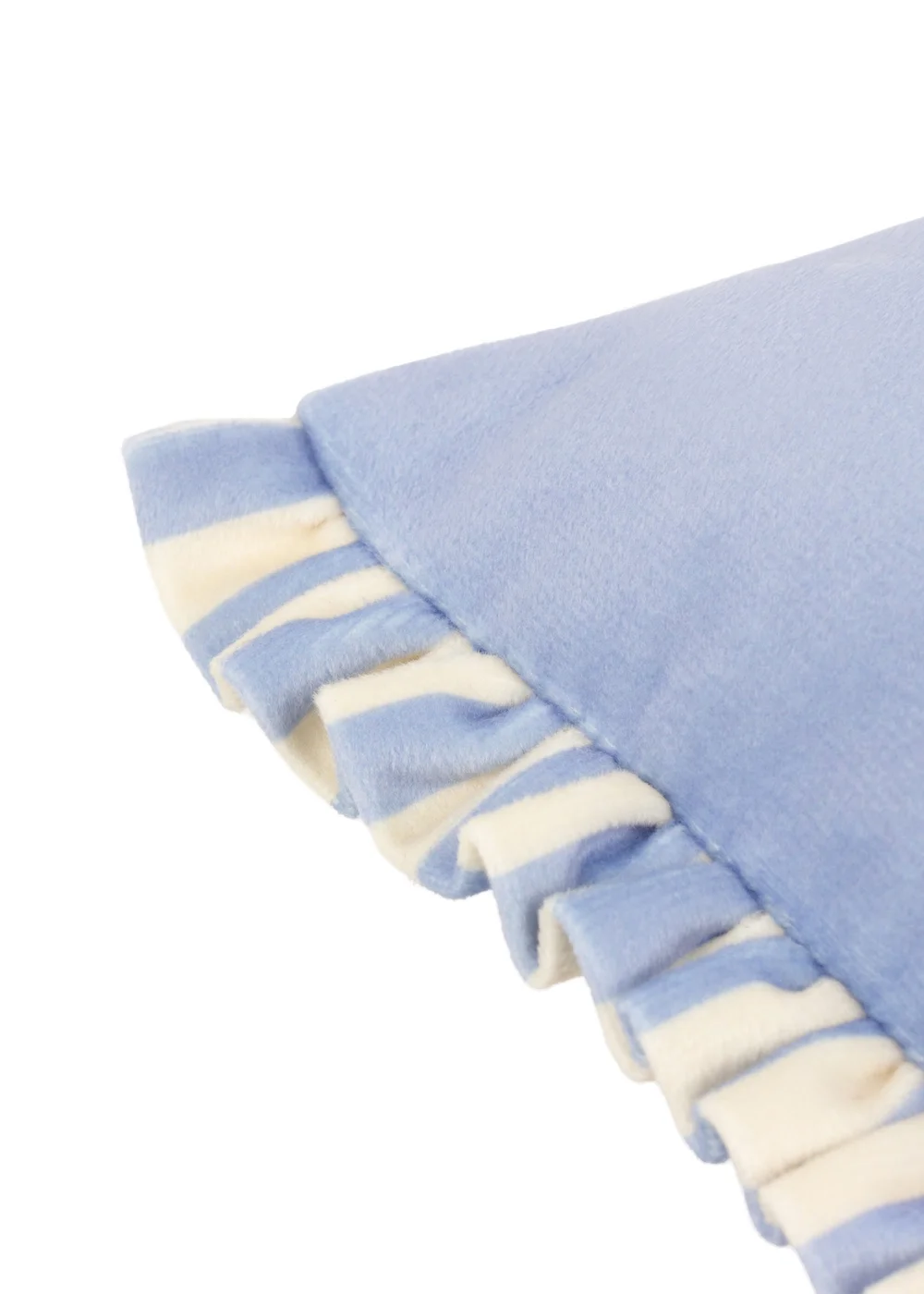 furn. Araya Striped Velvet Filled Cushion (30 x 50 x 8 cm) - One Size Image 4