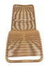 Charles Bentley Zanzibar Sun Lounger Bed Natural Sunbed Seat Garden Rattan (H76 x L59 X W161cm) - One Size Image 3