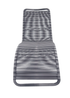 Charles Bentley Zanzibar Sun Lounger Bed Grey Sunbed Seat Garden Rattan (H76 x L59 x W161cm) - One Size Image 1