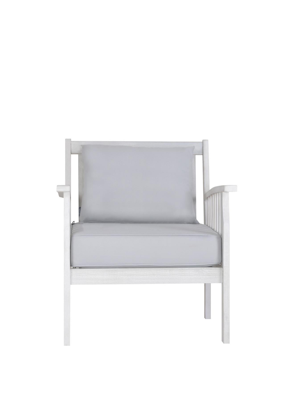 Charles Bentley FSC Acacia White Washed Garden Outdoor Lounge Set (4 Seater) - One Size Image 3