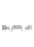 Charles Bentley FSC Acacia White Washed Garden Outdoor Lounge Set (4 Seater) - One Size Image 1