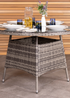 Charles Bentley Garden Outdoor Rattan Grey Dining Set (4 Piece) - One Size Image 4