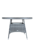 Charles Bentley Garden Outdoor Rattan Grey Dining Set (4 Piece) - One Size Image 3