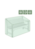 Charles Bentley Bench Green Cover (H90 x W125 x D63 cm) - One Size Image 3