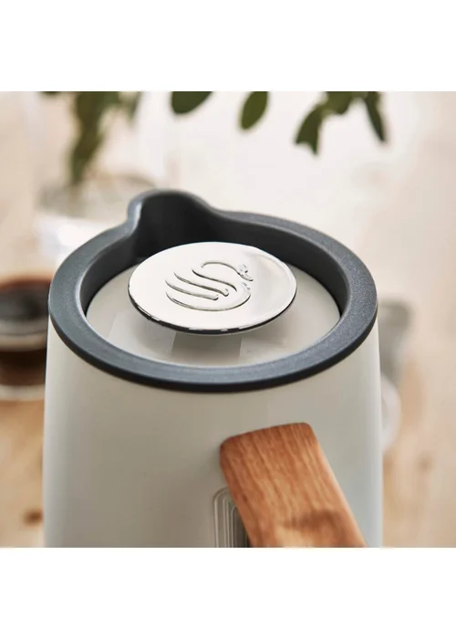 Swan White Nordic Style Cordless Kettle (1.7L) - One Size Image 3