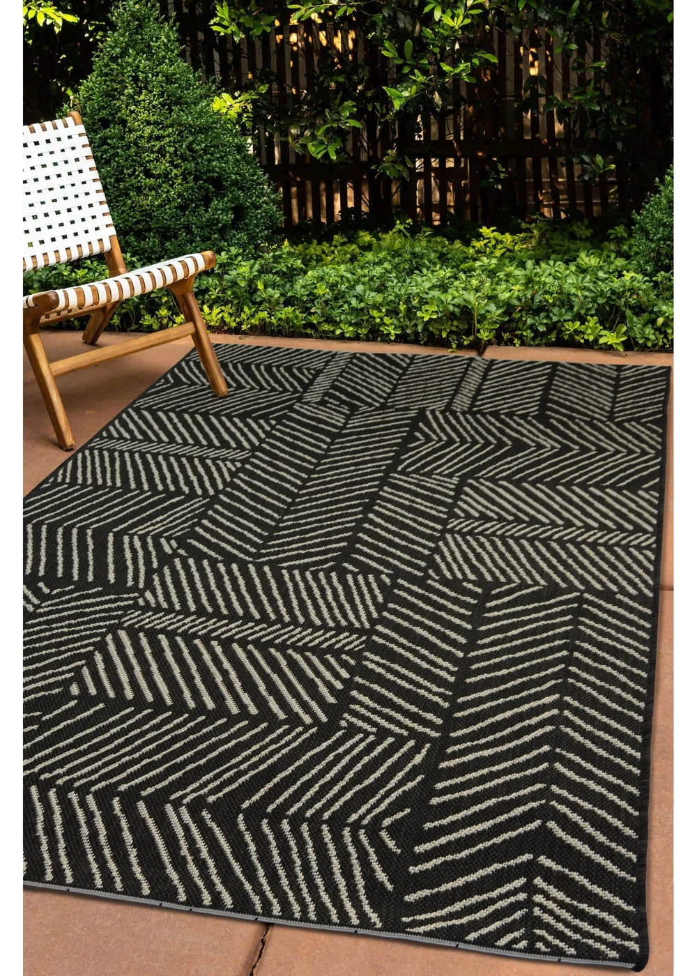 Homemaker Compass Black Geo Line Rug - 120 x 170 Image 5