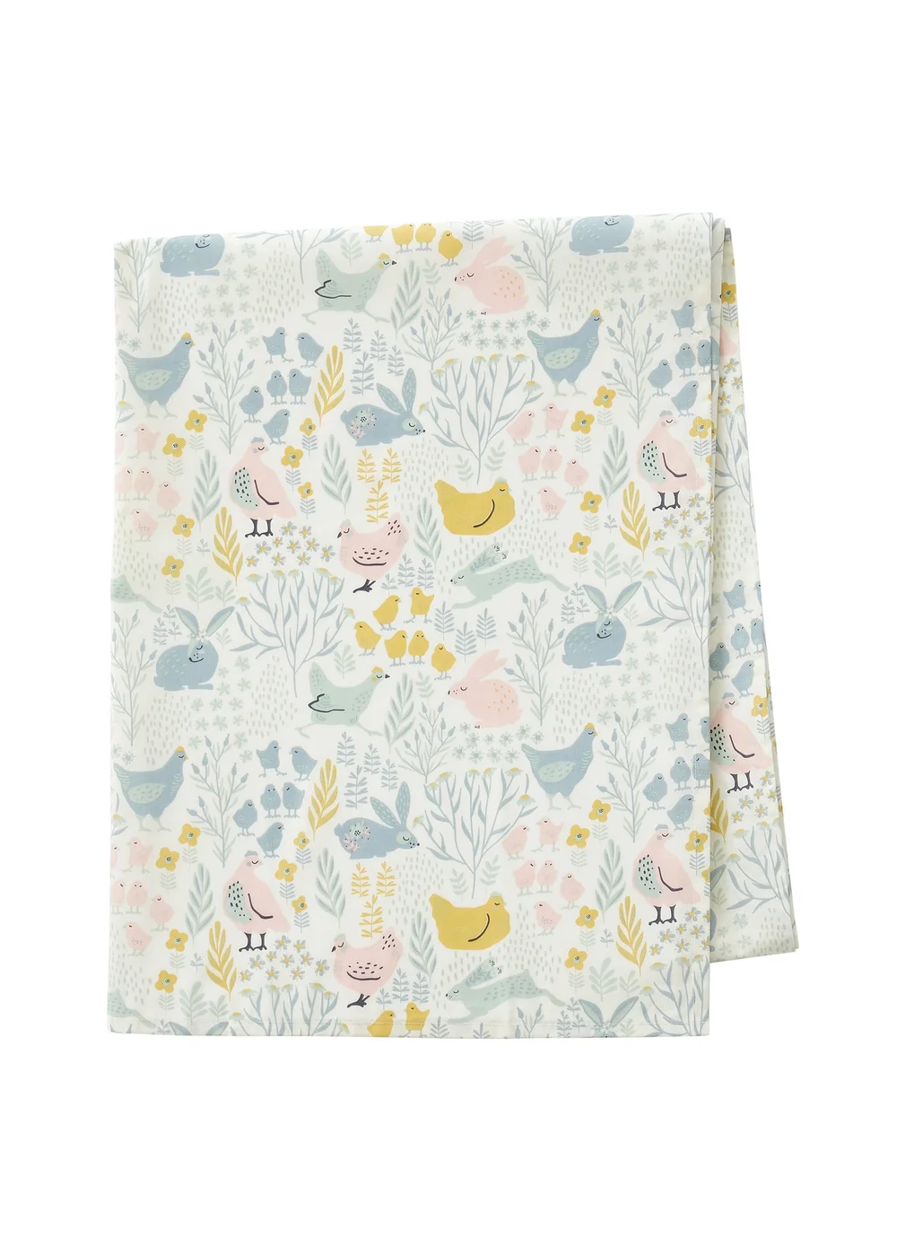 Catherine Lansfield Cottage Friends Cotton Table Cloth (137x229cm) - Medium Image 1