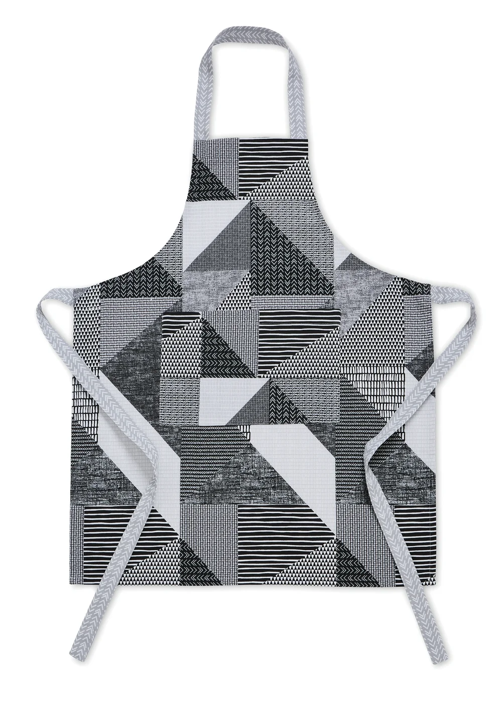 Catherine Lansfield Larsson Geo Cotton Kitchen Adult Apron (70x80cm) - One Size Image 1