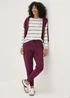 Cream Stripe Paris Long Sleeve Top - Small Image 2