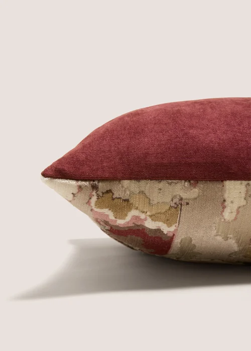 Multicoloured Wavy Cushion Image 2