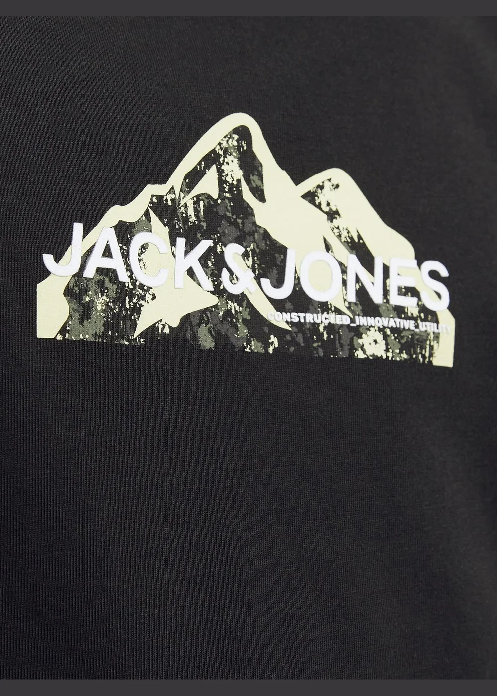 Jack & Jones Black Mountain Logo T-Shirt - 6 Yrs Image 5