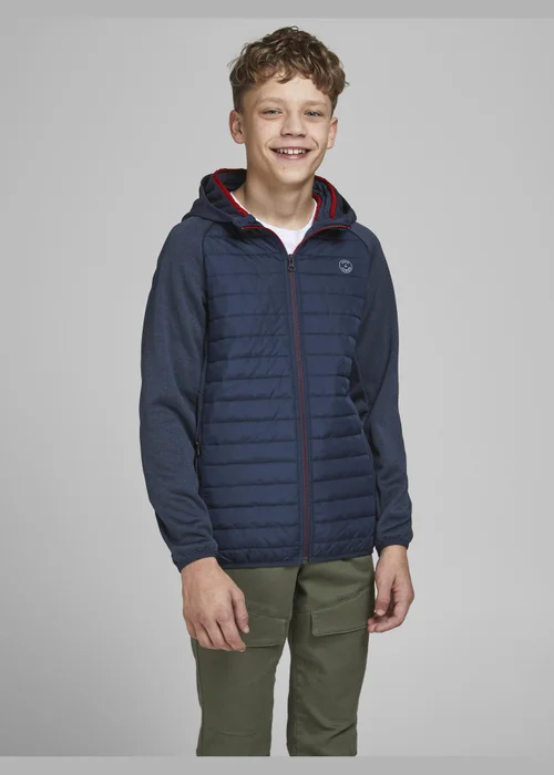 Jack & Jones Kids Navy Quilted Jacket (8-16yrs) - 8 Yrs Image 4