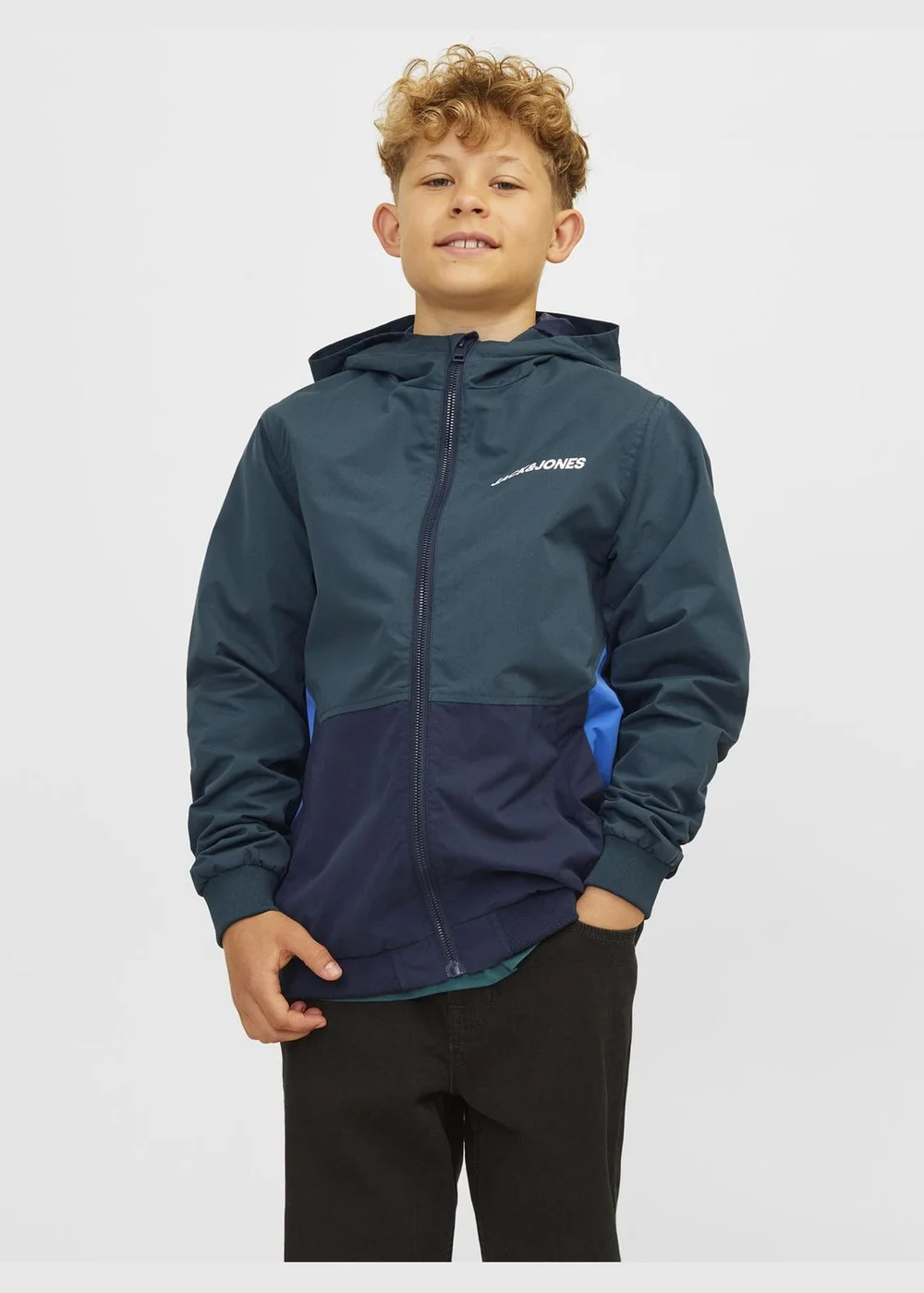 Jack & Jones Kids Green Bomber Jacket (8-16yrs) - 8 Yrs Image 1