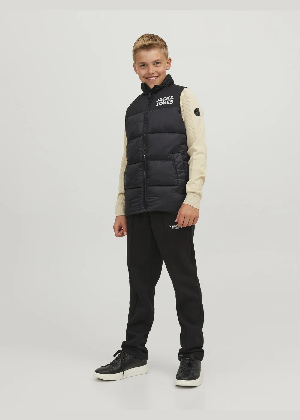 Jack & Jones Kids Black Bodywarmer (8-16yrs) - 8 Yrs Image 3