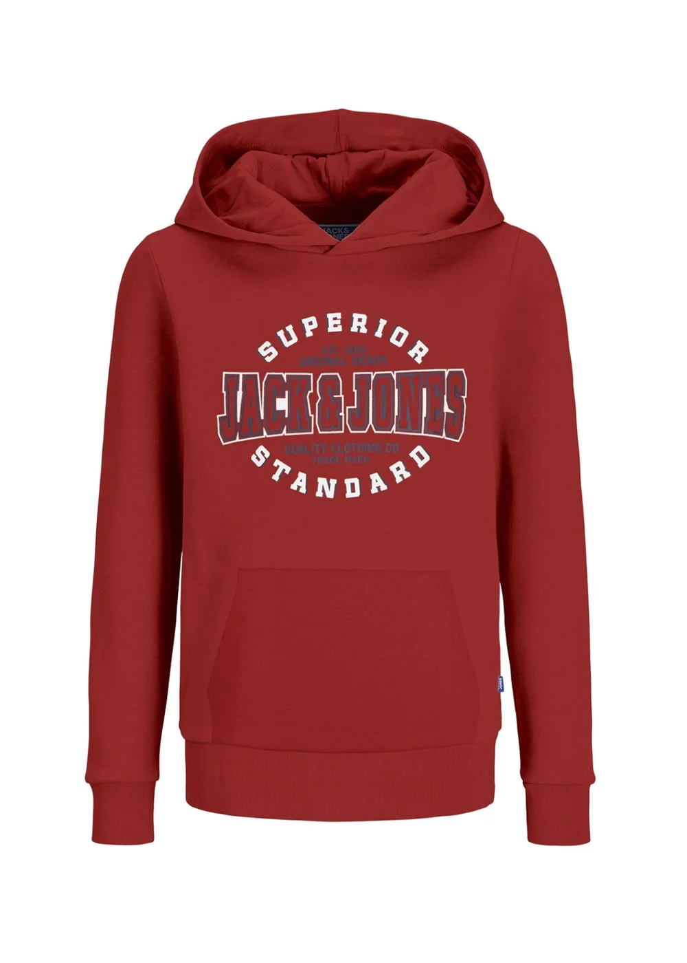 Jack & Jones Kids Red Logo Hoodie (8-16yrs) - 8 Yrs Image 1