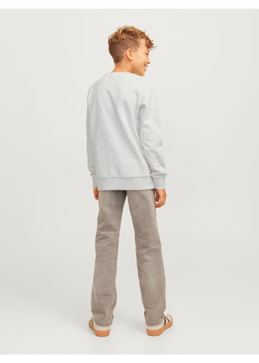 Jack & Jones Kids Grey Varsity Sweatshirt (8-16yrs) - 14 Yrs Image 2