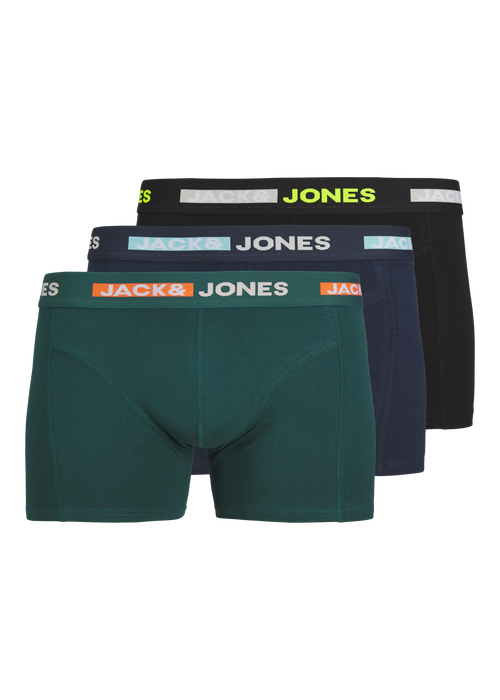 Jack & Jones 3 Pack Kids Black Trunks (8-16yrs) - 8 Yrs Image 1