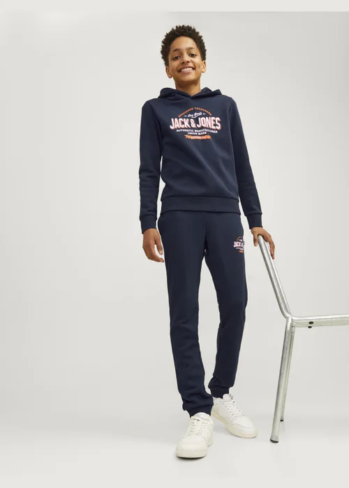 Jack & Jones Kids Navy Jogging Bottoms (8-16yrs) - 8 Yrs Image 1