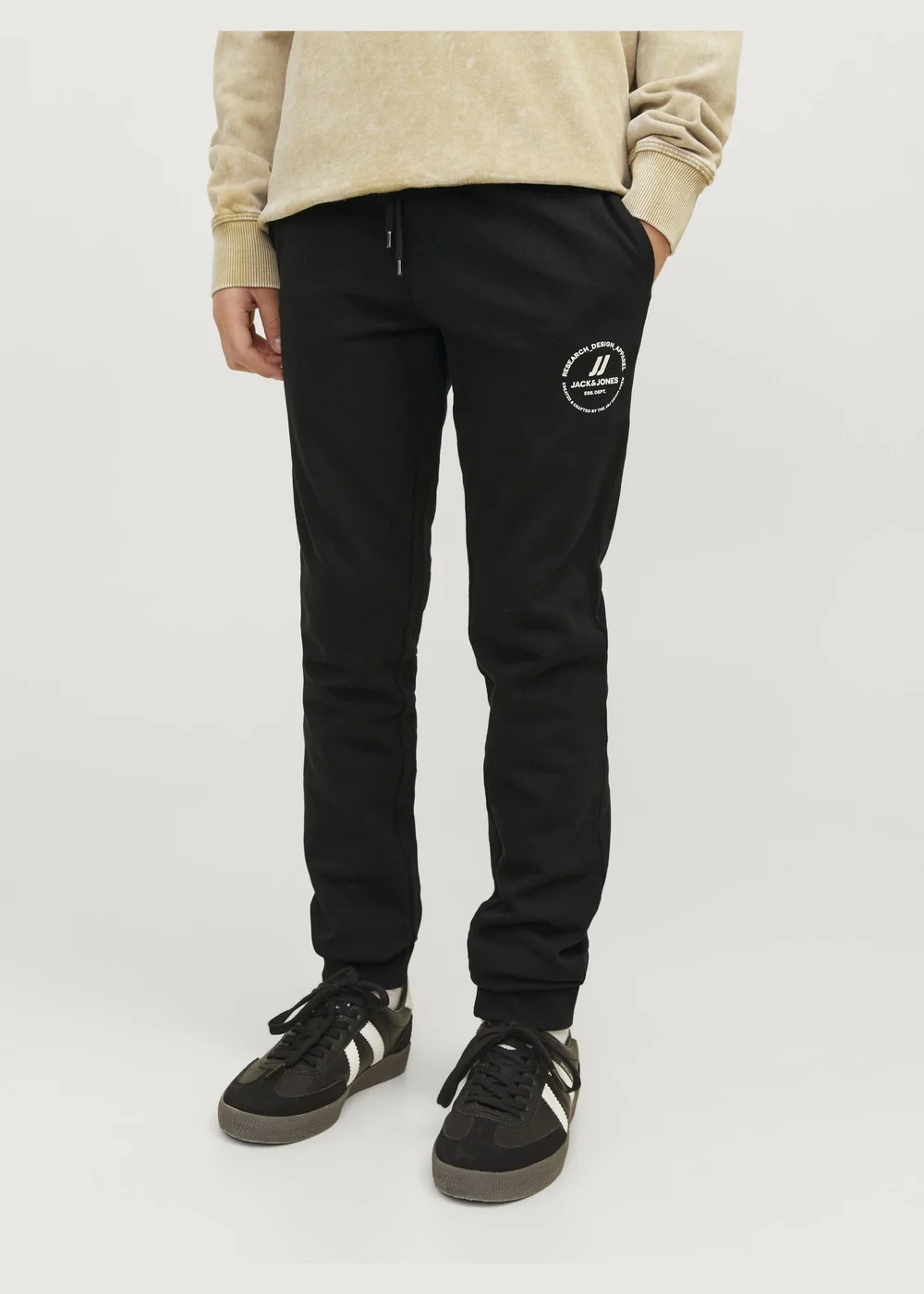 Jack & Jones Kids Black Jogging Bottoms (8-16yrs) - 8 Yrs Image 5