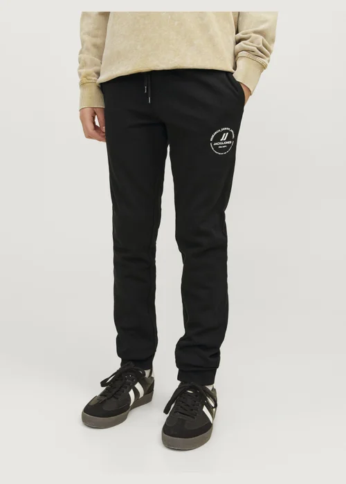 Jack & Jones Kids Black Jogging Bottoms (8-16yrs) - 8 Yrs Image 5