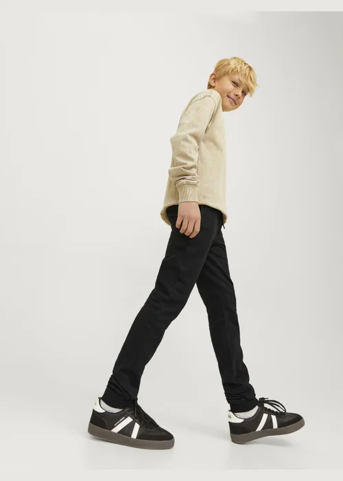 Jack & Jones Kids Black Jogging Bottoms (8-16yrs) - 8 Yrs Image 4