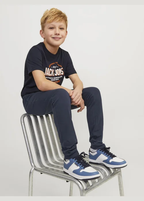 Jack & Jones Kids Navy Jogging Bottoms (8-16yrs) - 8 Yrs Image 4