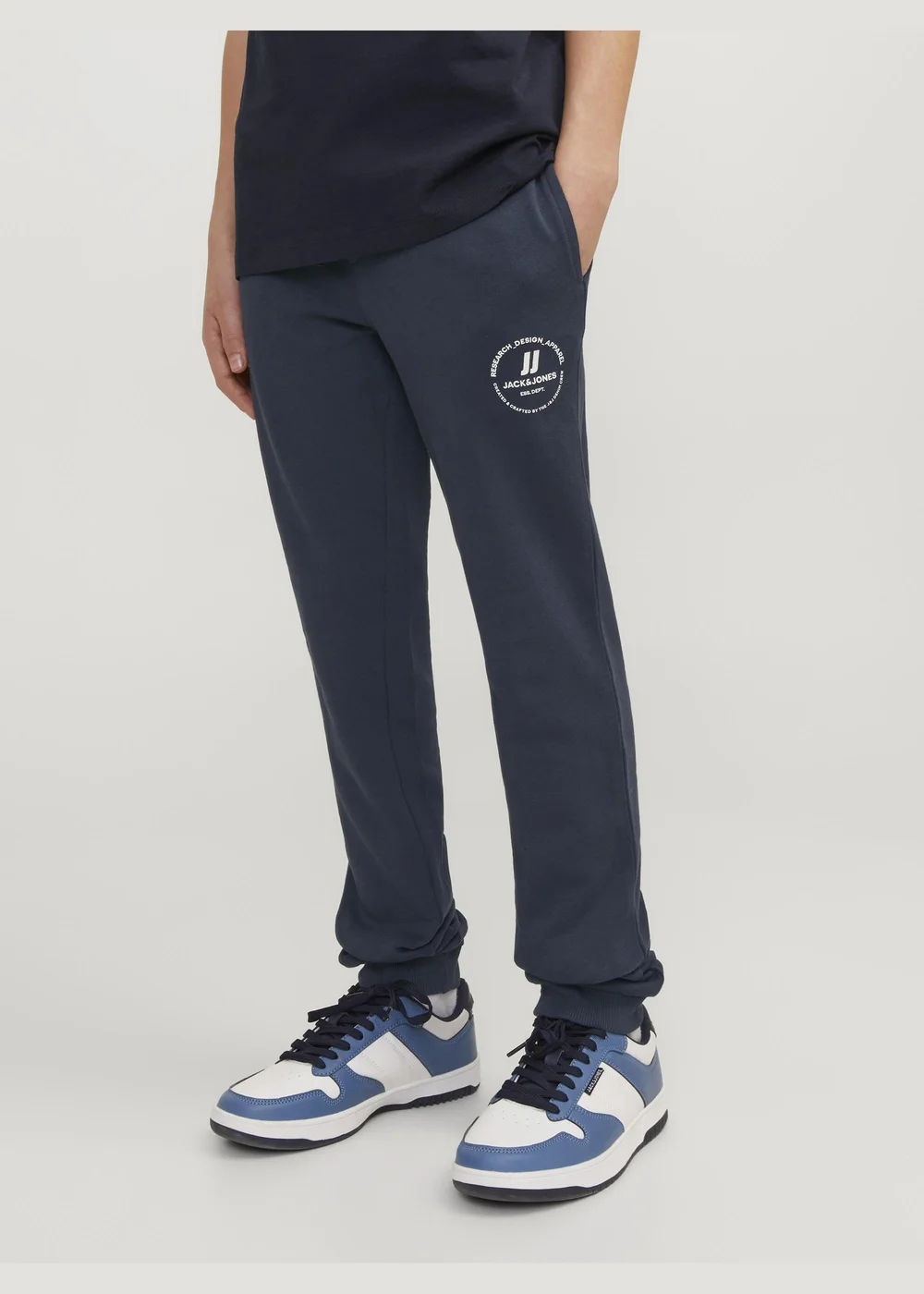 Jack & Jones Kids Navy Jogging Bottoms (8-16yrs) - 8 Yrs Image 3