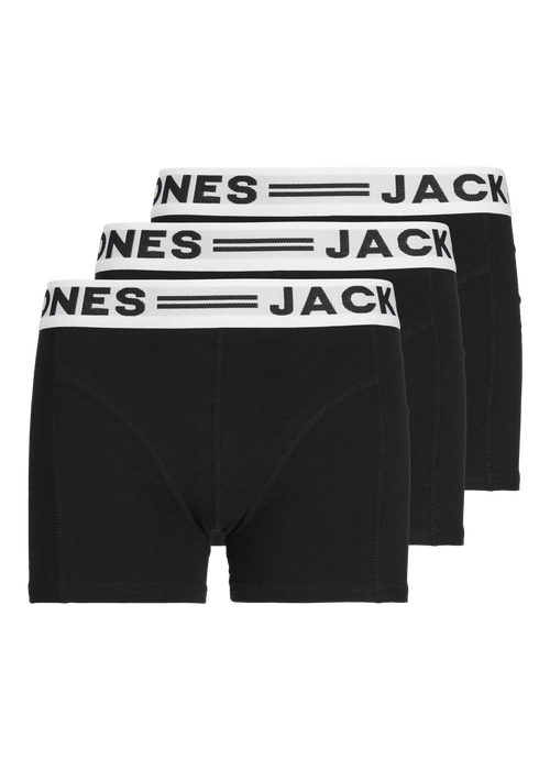Jack & Jones 3 Pack Kids Black Trunks - 8 Yrs Image 4