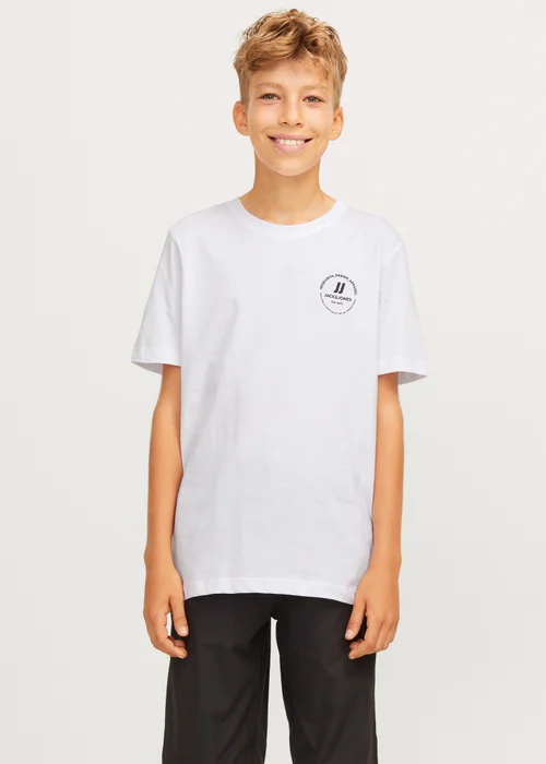 Jack & Jones Kids White Logo T-Shirt (8-16yrs) - Age 8 Years Image 1