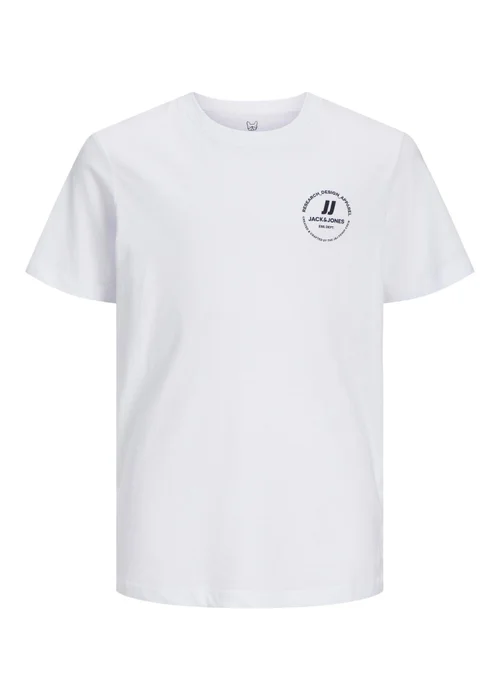 Jack & Jones Kids White Logo T-Shirt (8-16yrs) - Age 8 Years Image 2