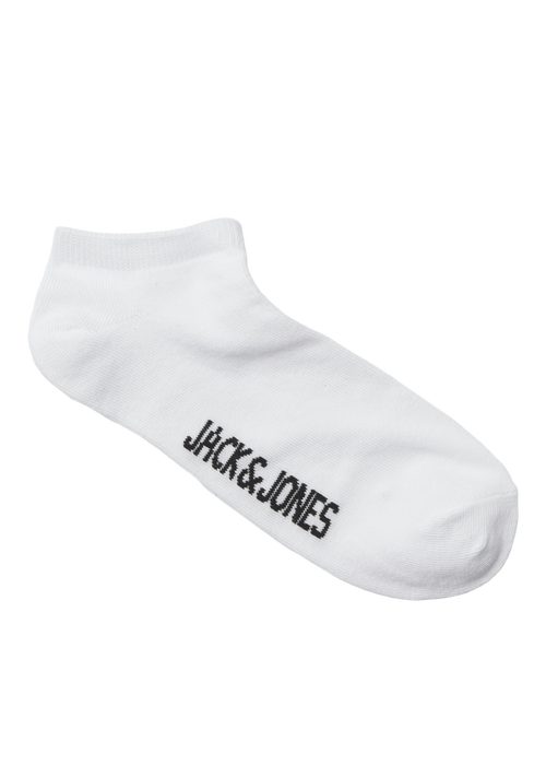 Jack & Jones 5 Pack Kids White Dongo Socks - 33-37 Image 2