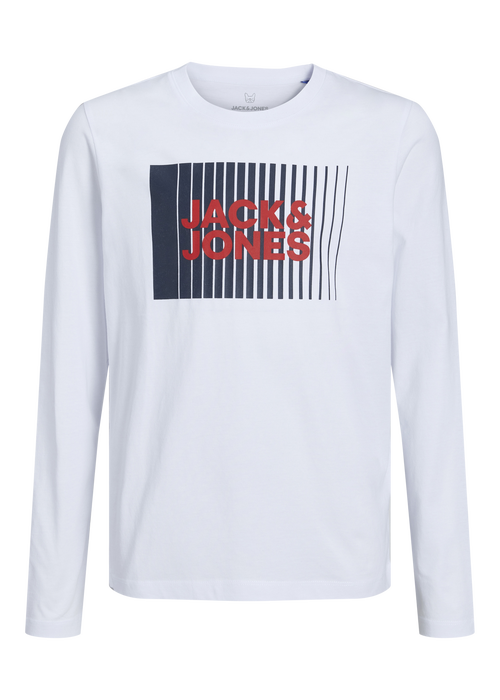 Jack & Jones Kids White Long Sleeve T-Shirt (8-16yrs) - Age 8 Years Image 7