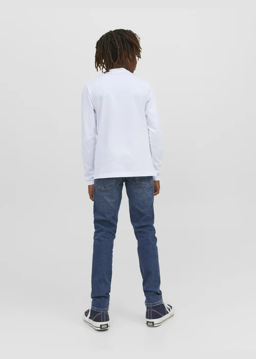 Jack & Jones Kids White Long Sleeve T-Shirt (8-16yrs) - Age 8 Years Image 2
