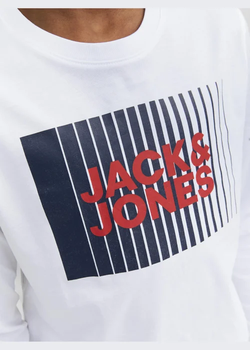Jack & Jones Kids White Long Sleeve T-Shirt (8-16yrs) - Age 8 Years Image 6