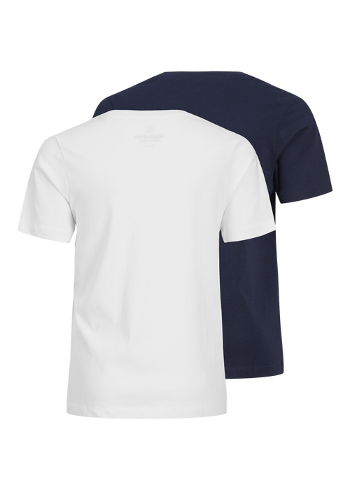 Jack & Jones 2 Pack Kids White Logo T-Shirt (8-16yrs) - Age 8 Years Image 2