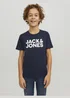 Jack & Jones 2 Pack Kids White Logo T-Shirt (8-16yrs) - Age 8 Years Image 7